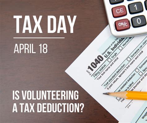 Is Volunteering A Tax Deduction